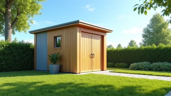Choisir son abri de jardin en bois ou en métal pour un espace idéal
